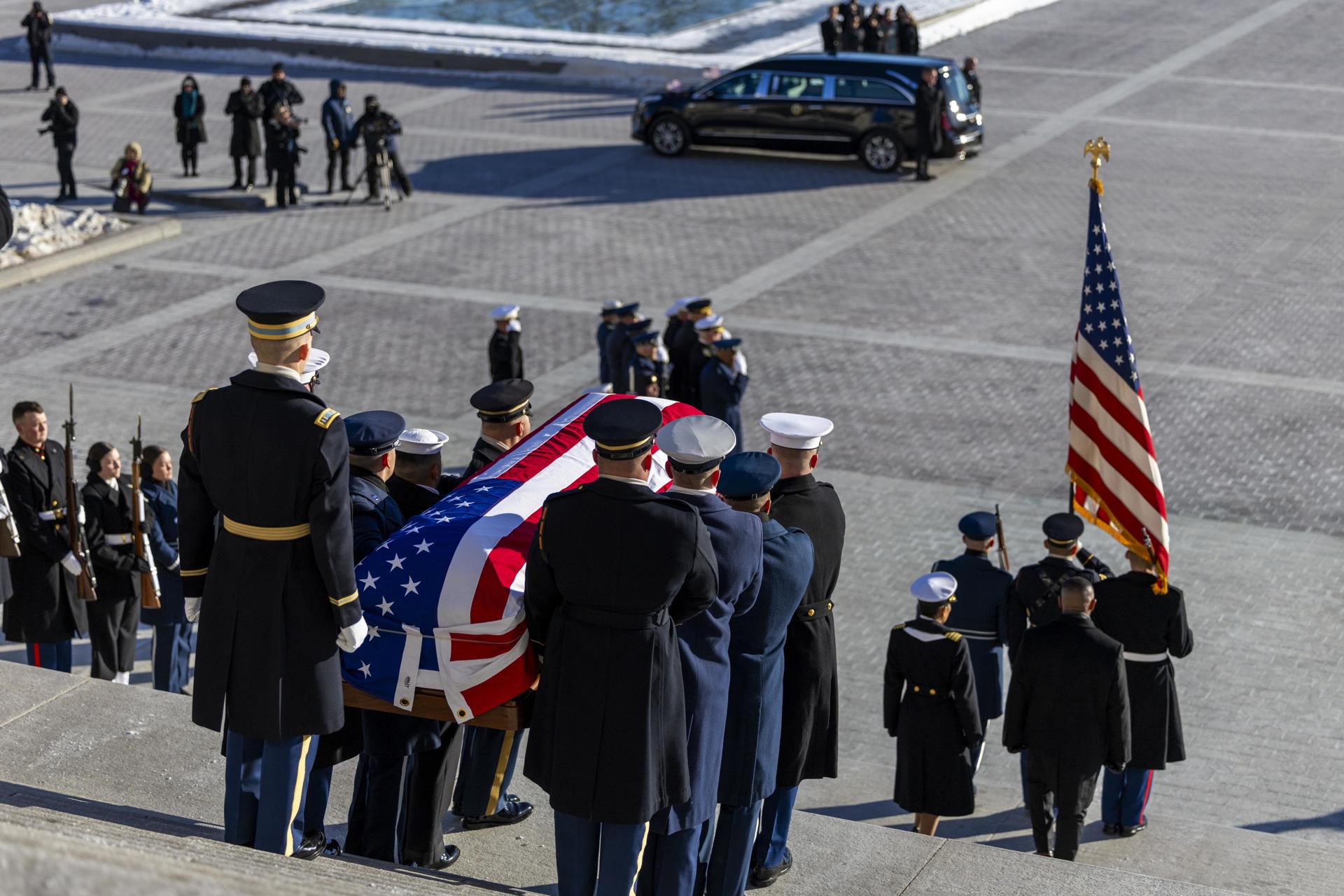 EE.UU. realiza funeral de Estado al expresidente Jimmy Carter