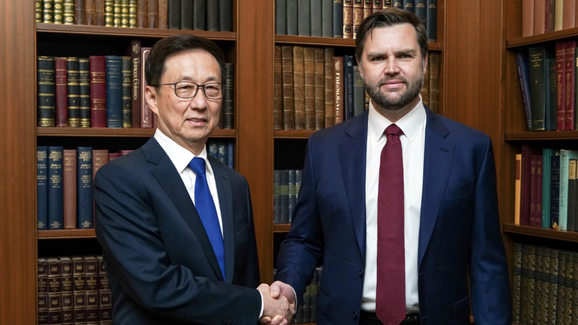 Vicepresidente chino llega a Washington para investidura de Trump y se reúne con JD Vance