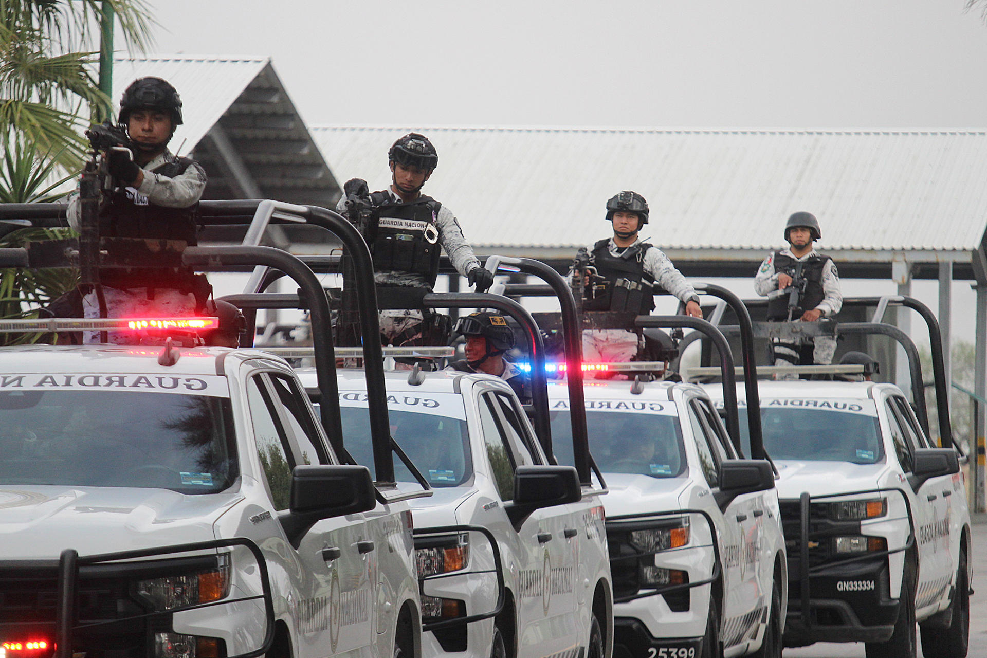 La Guardia Nacional recorre la frontera de Tamaulipas con EE.UU.