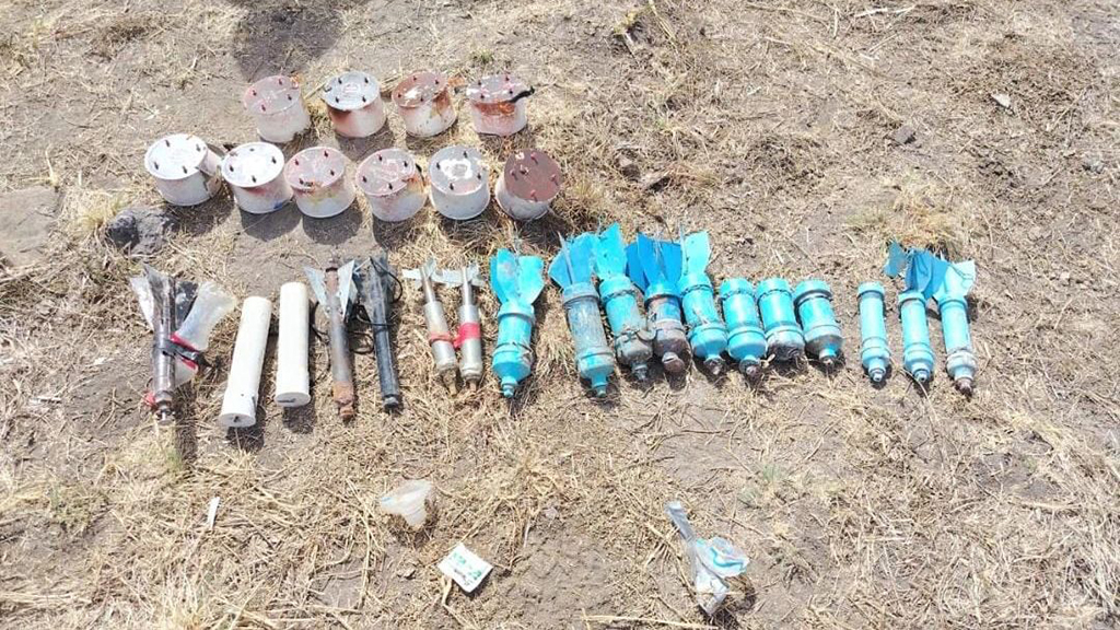 Aseguran 32 artefactos explosivos caseros en Sinaloa