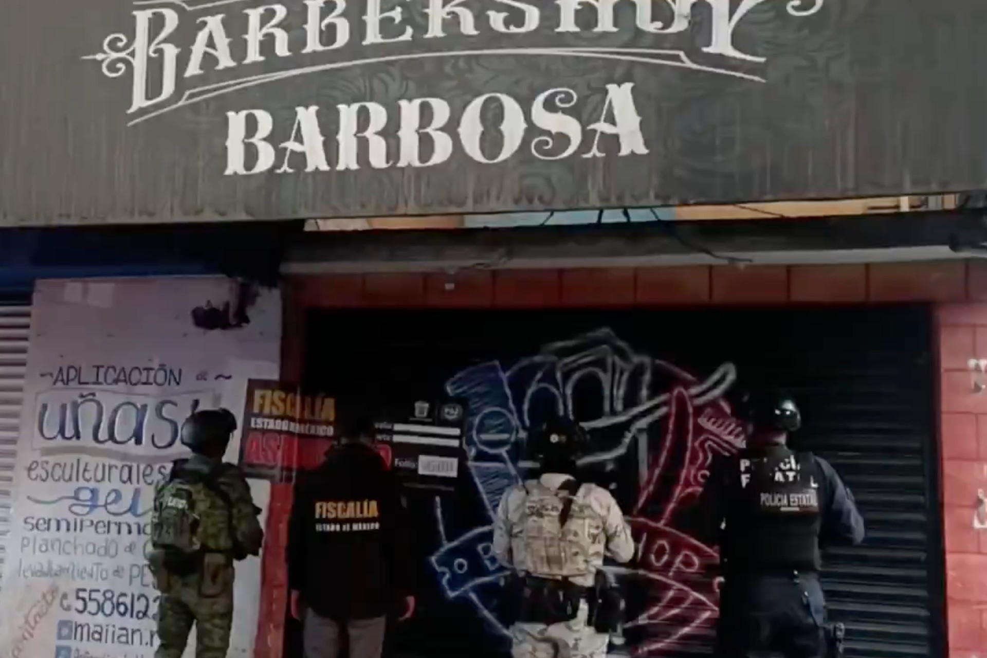 Aseguran 312 barberías en el Estado de México por vínculos con criminales Aseguran 312 barberías en el Estado de México por vínculos con criminales