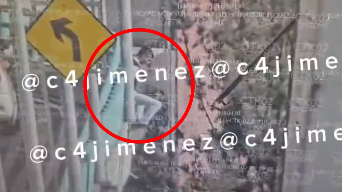 #Video Presunto ladrón salta desde el segundo piso del Periférico para evitar detención #Video Presunto ladrón salta desde el segundo piso del Periférico para evitar detención