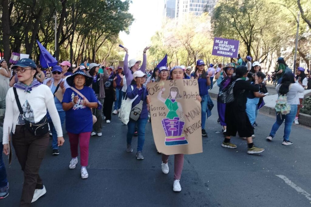 La marcha del 8M en Ciudad de México llegará a un Zócalo con vallas e iluminación especial