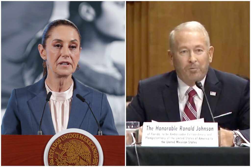 Sheinbaum Ronald Johnson embajador EEUU México