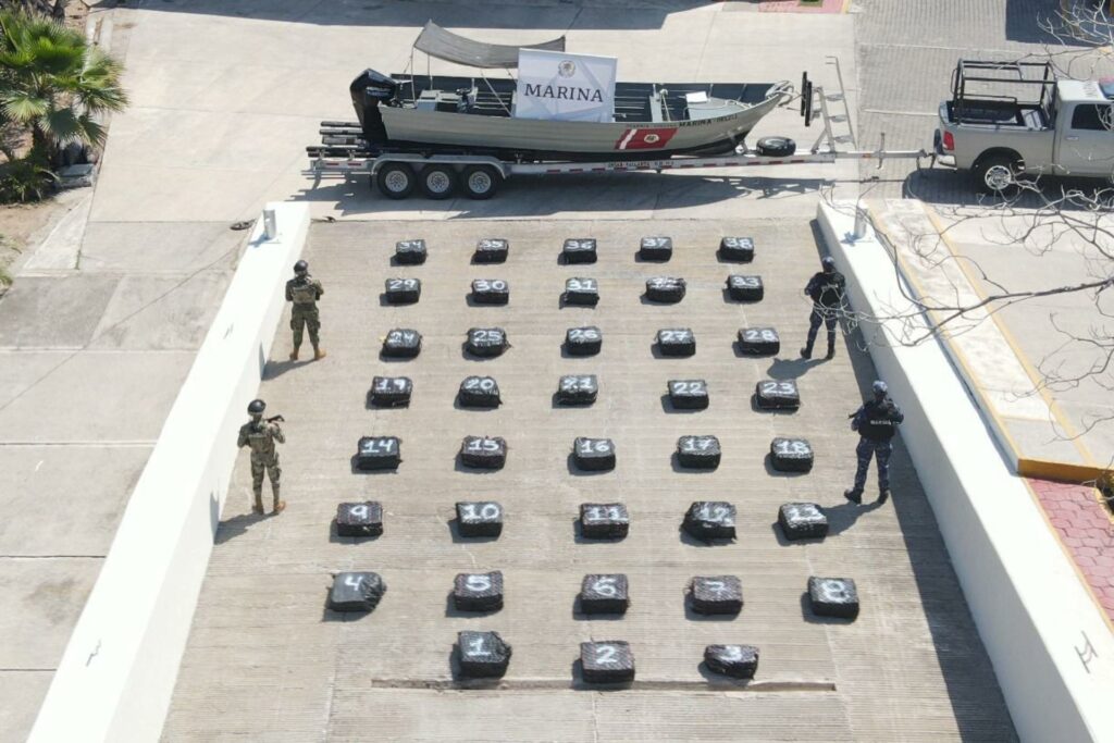 aseguramiento 1.5 toneladas cocaína costas Jalisco 2mayo25