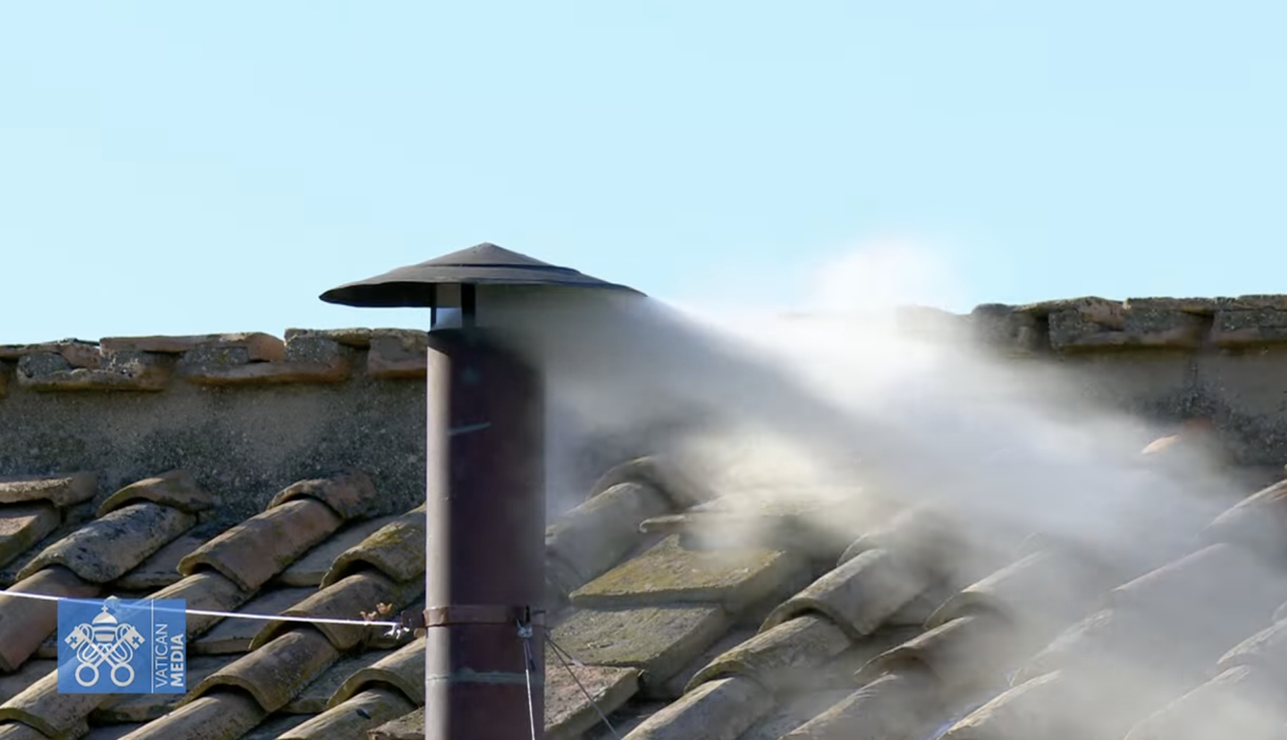 Humo blanco en la Capilla Sixtina