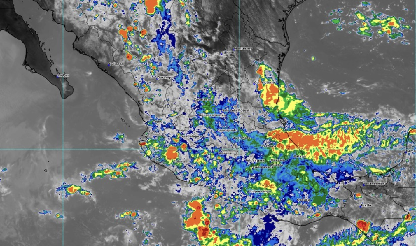 Seguirán las lluvias en gran parte del país Seguirán las lluvias en gran parte del país