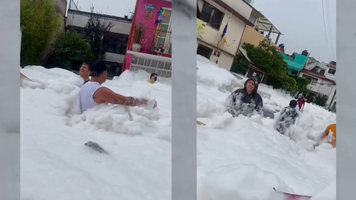 Habitantes de Naucalpan padecen ronchas tras inundación de ‘espuma tóxica’