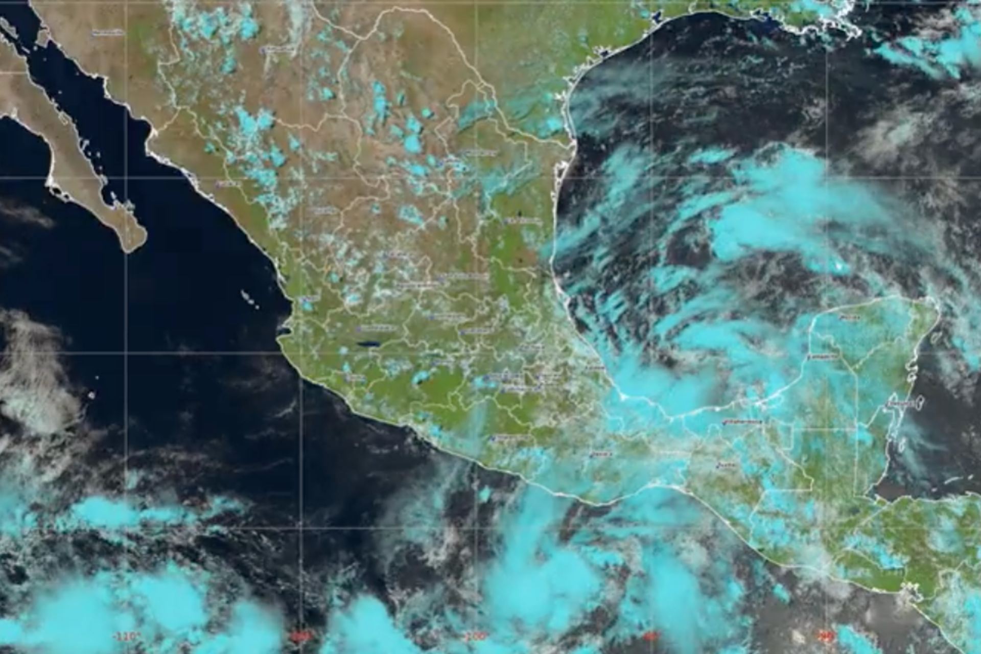 Se forma la Depresión Tropical Dos en el Golfo de México hoy 28 de junio, ¿en qué estados habrá lluvias?