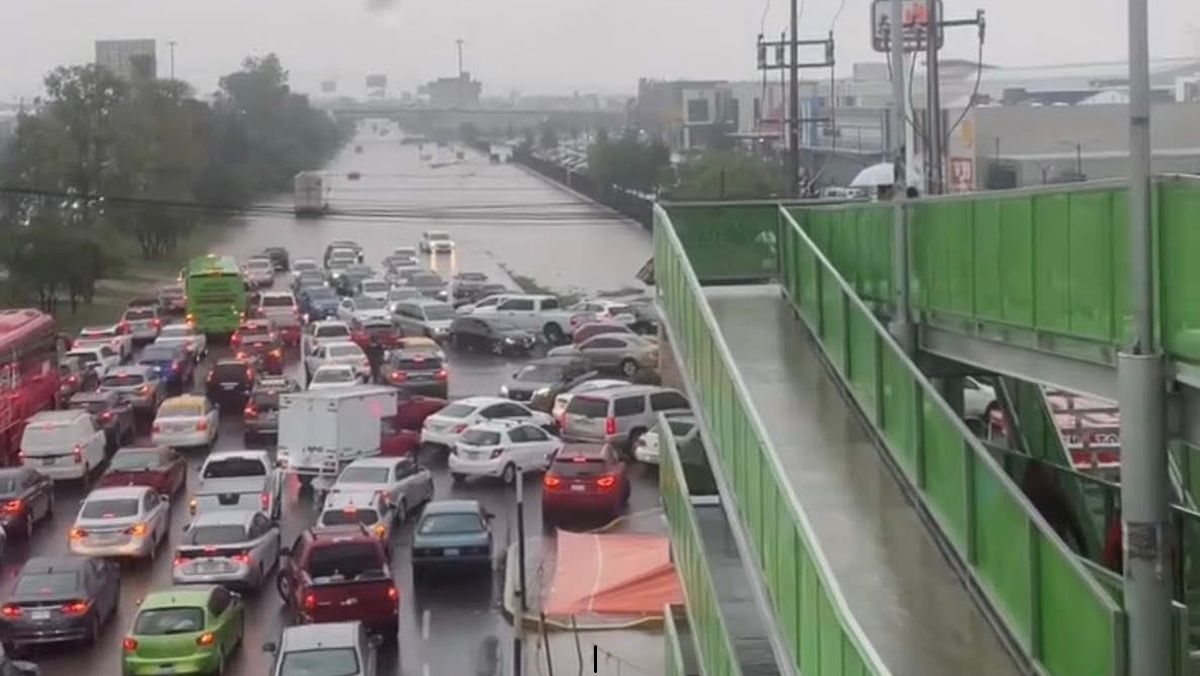 Lluvias inundan zona metropolitana de Hidalgo y la México-Pachuca