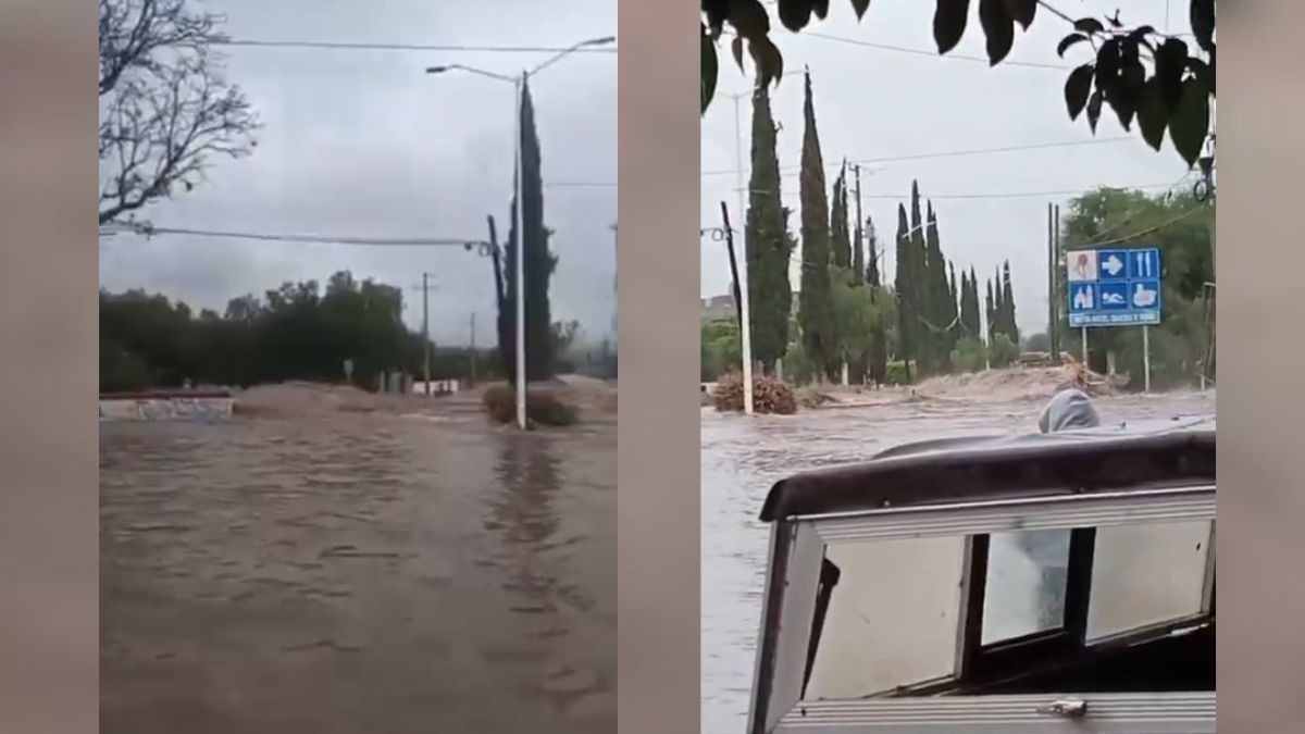 Video: Lluvias desbordan río e inundan El Marqués, Querétaro