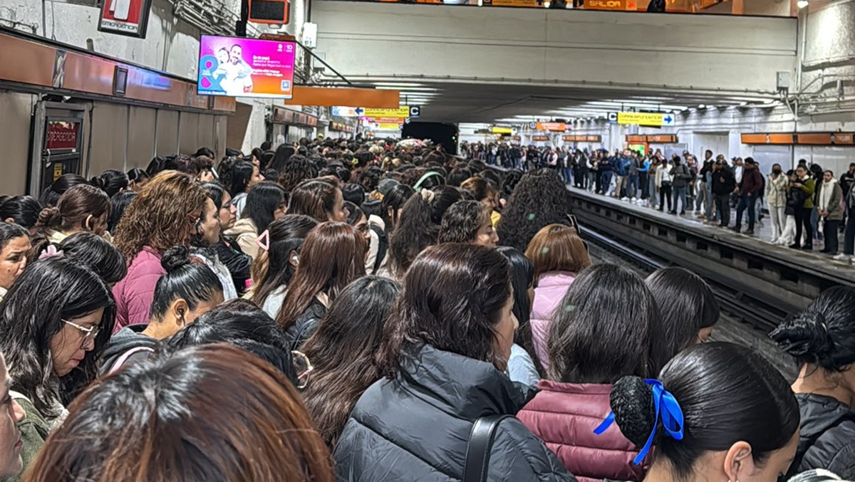 Metro CDMX opera con marcha lenta por lluvias; Líneas A y 7, las más afectadas