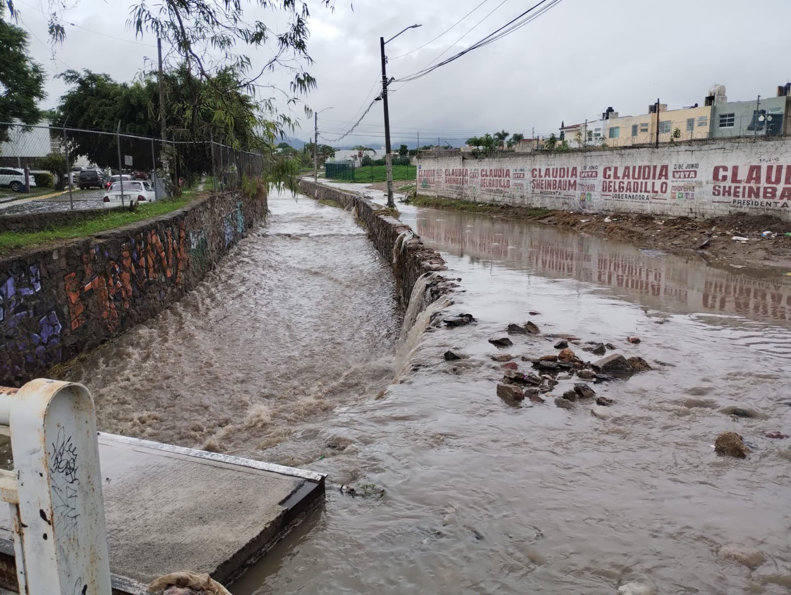 Lluvias provocan afectaciones en la Zona Metropolitana de Guadalajara