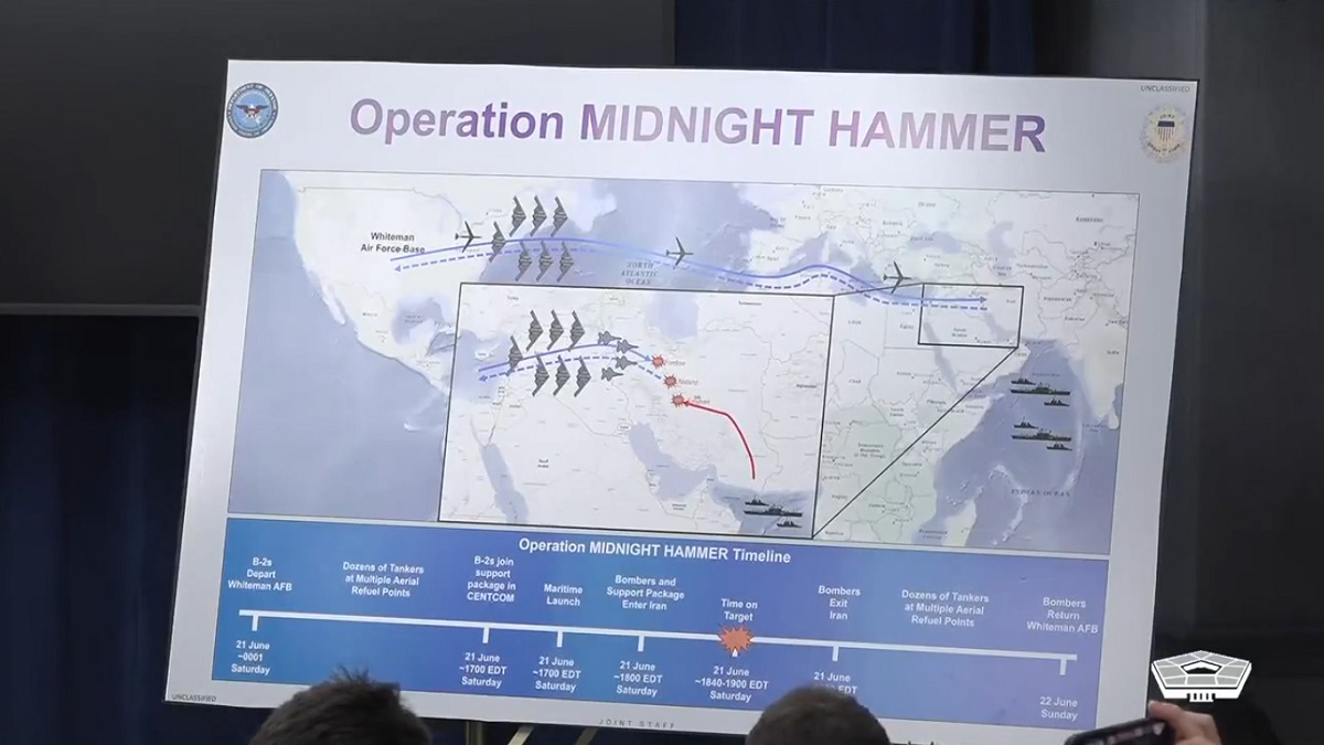 Así fue la operación ‘Midnight Hammer’ con la que EE.UU. atacó Irán Así fue la operación ‘Midnight Hammer’ con la que EE.UU. atacó Irán