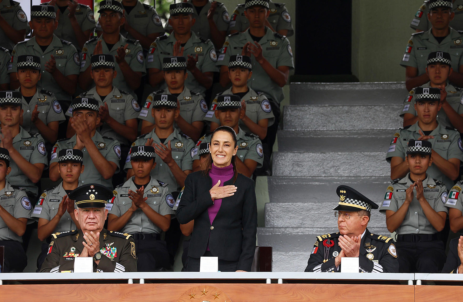 Sheinbaum reivindica papel de la Guardia Nacional como pilar para la seguridad en México