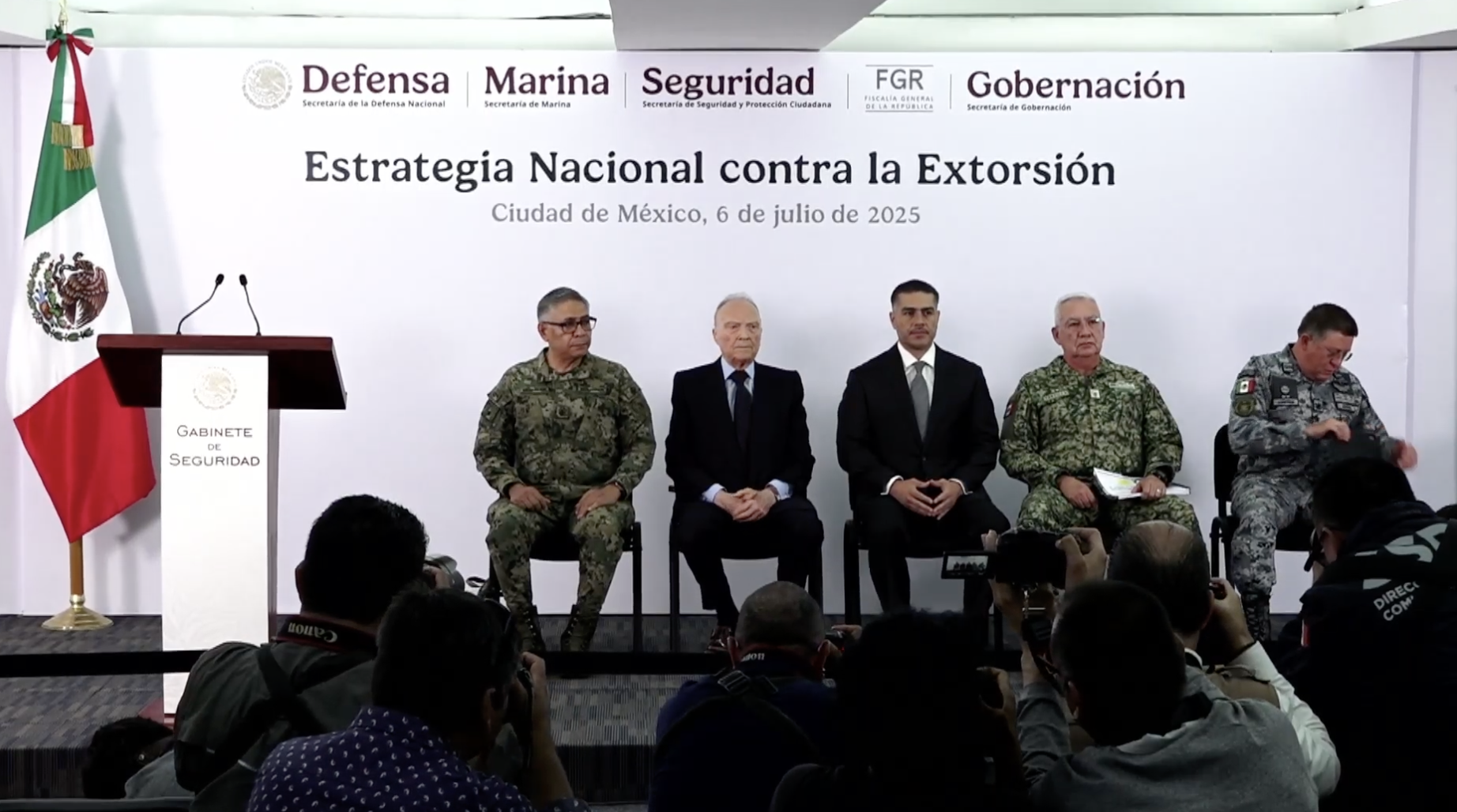 Presentan la Estrategia Nacional contra la Extorsión