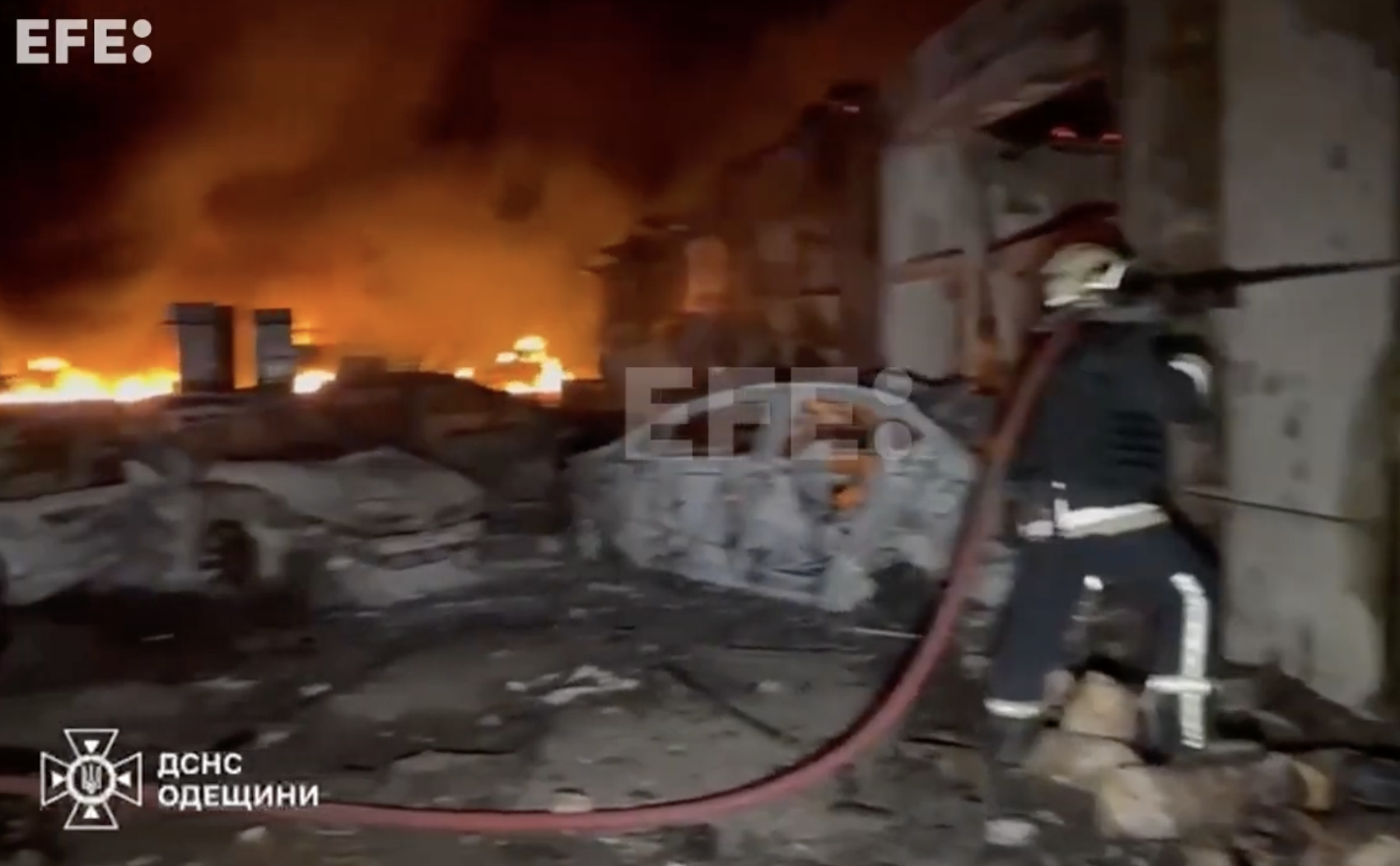 Un muerto y 47 heridos en un nuevo ataque ruso con drones contra Ucrania