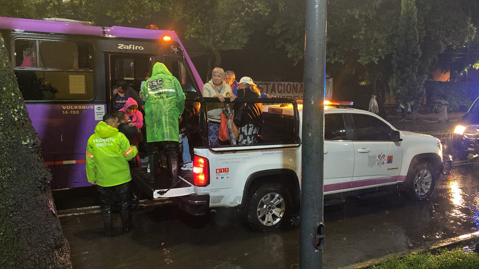 Fuertes lluvias provocan afectaciones en la CDMX; hay Alerta Roja en seis alcaldías
