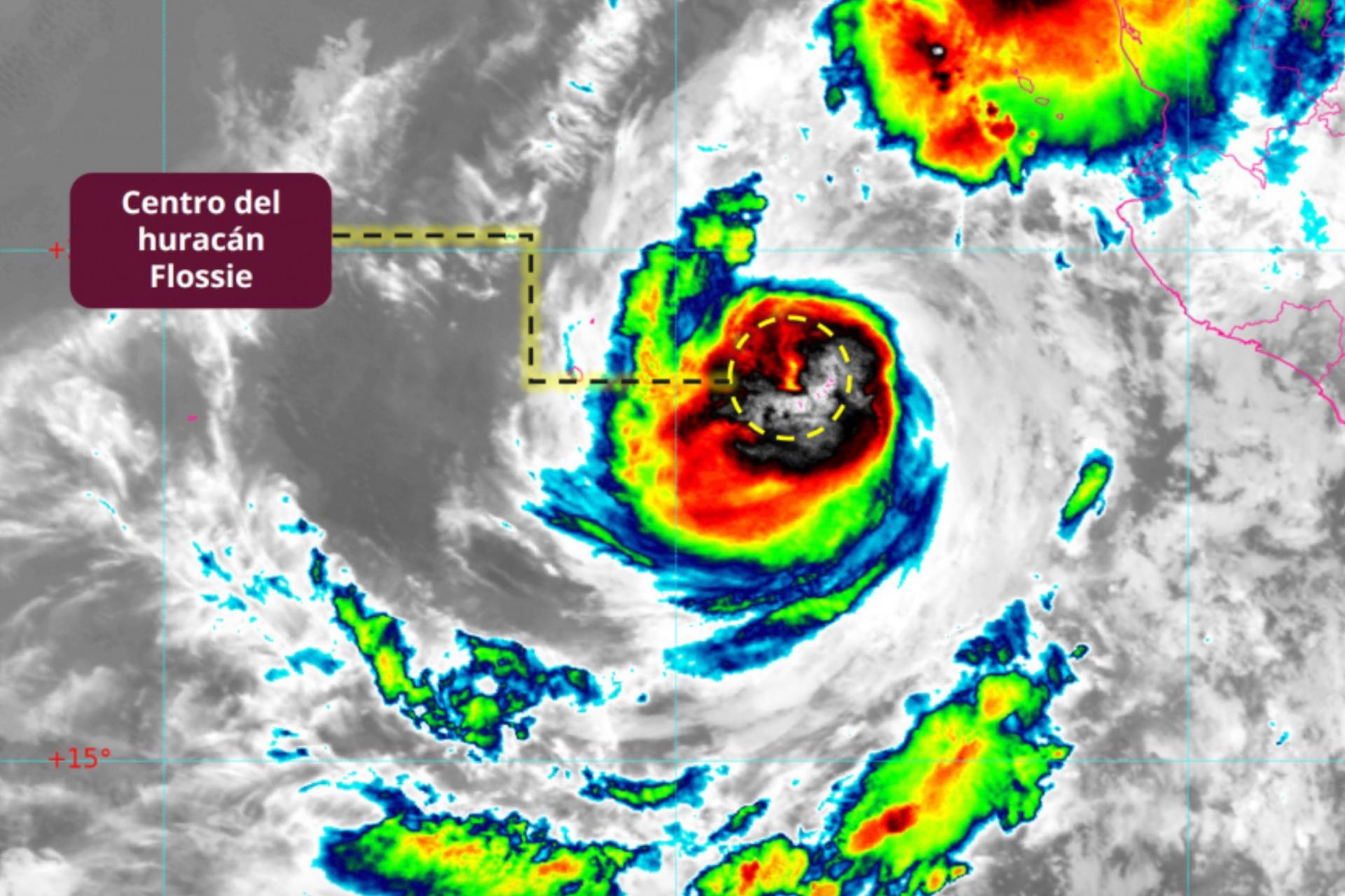 Huracán “Flossie”, ¿dónde se ubica y en qué estados ocasionará lluvias hoy 2 de julio?