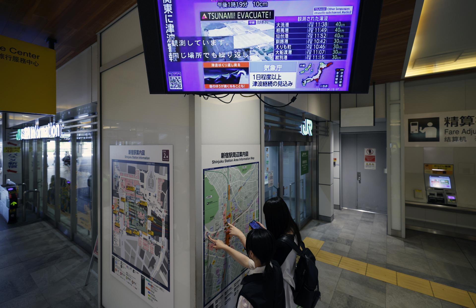 Japón, Hawái y Kamchatka levantan alertas por tsunami, que mantiene en vilo al Pacífico