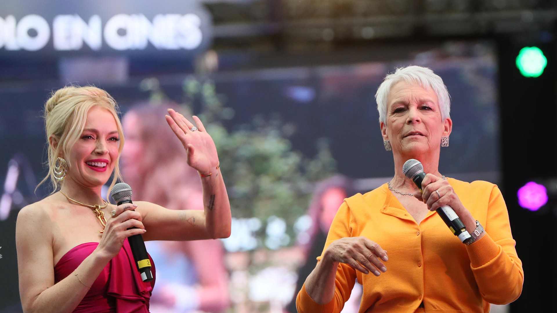 Lindsay Lohan y Jamie Lee Curtis presentan en México la secuela de ‘Otro Viernes de locos’