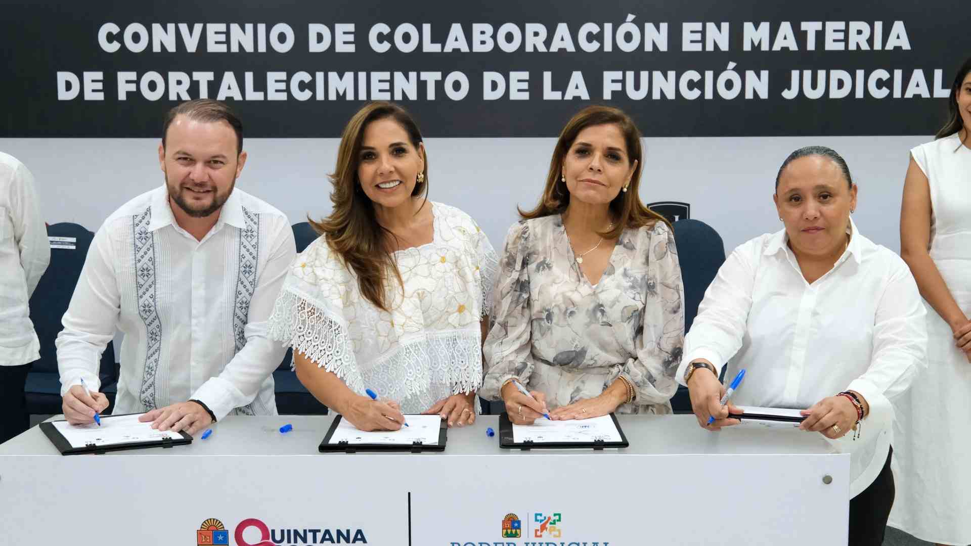 Quintana Roo firma convenio de colaboración con jueces electos Quintana Roo firma convenio de colaboración con jueces electos