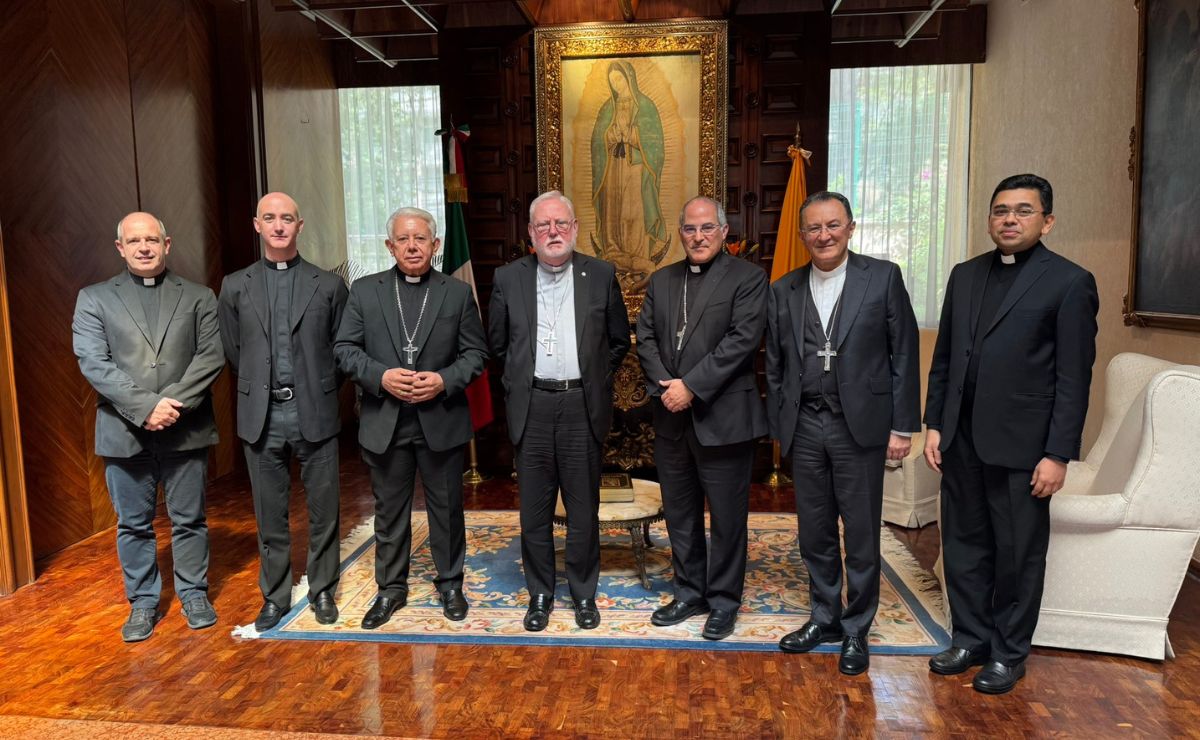 Llega a México canciller del Vaticano; oficiará misa en la Basílica de Guadalupe