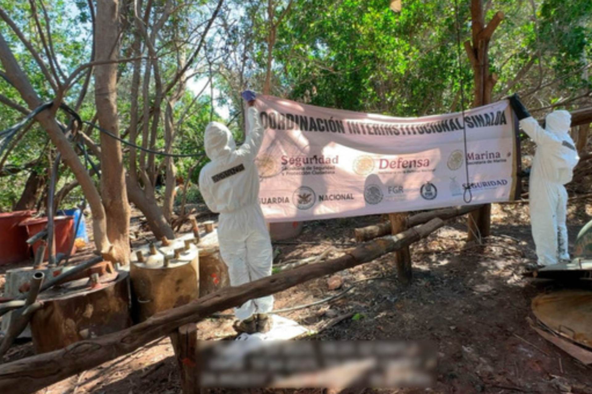 Desmantelan 6 laboratorios en Sinaloa y aseguran más de 4 toneladas de metanfetamina