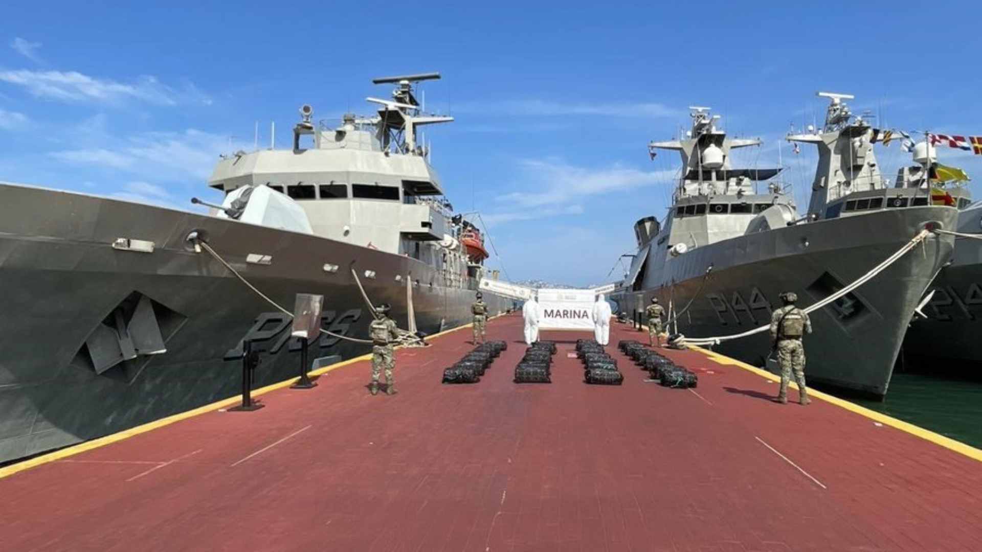 Aseguran más de media tonelada de cocaína en las costas de Guerrero