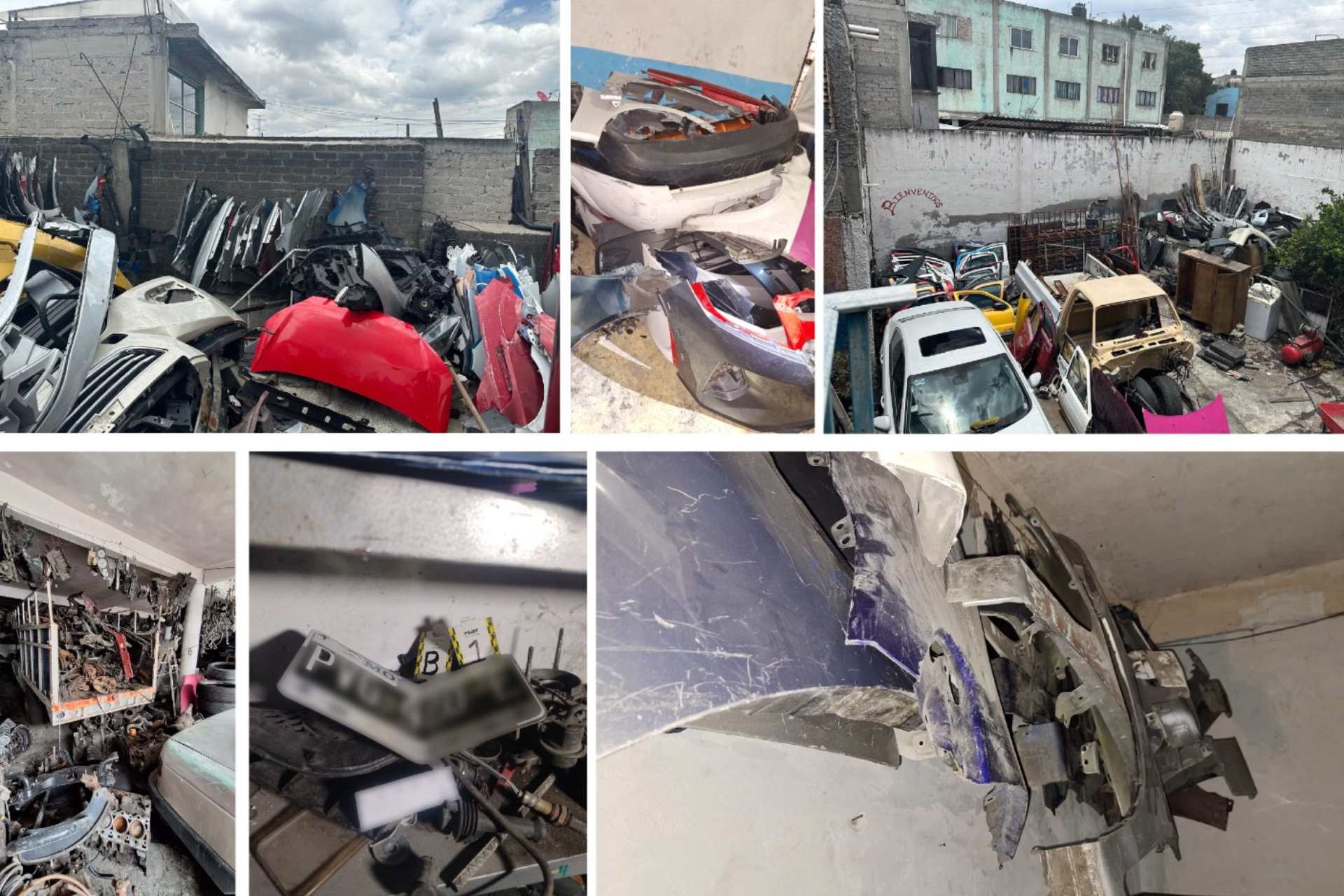 Decomisan 16 toneladas de autopartes en Iztapalapa, CDMX Decomisan 16 toneladas de autopartes en Iztapalapa, CDMX