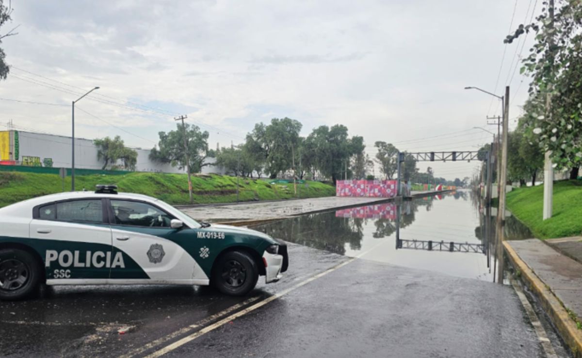 Estas son las calles cerradas hoy 12 de agosto en CDMX por lluvias
