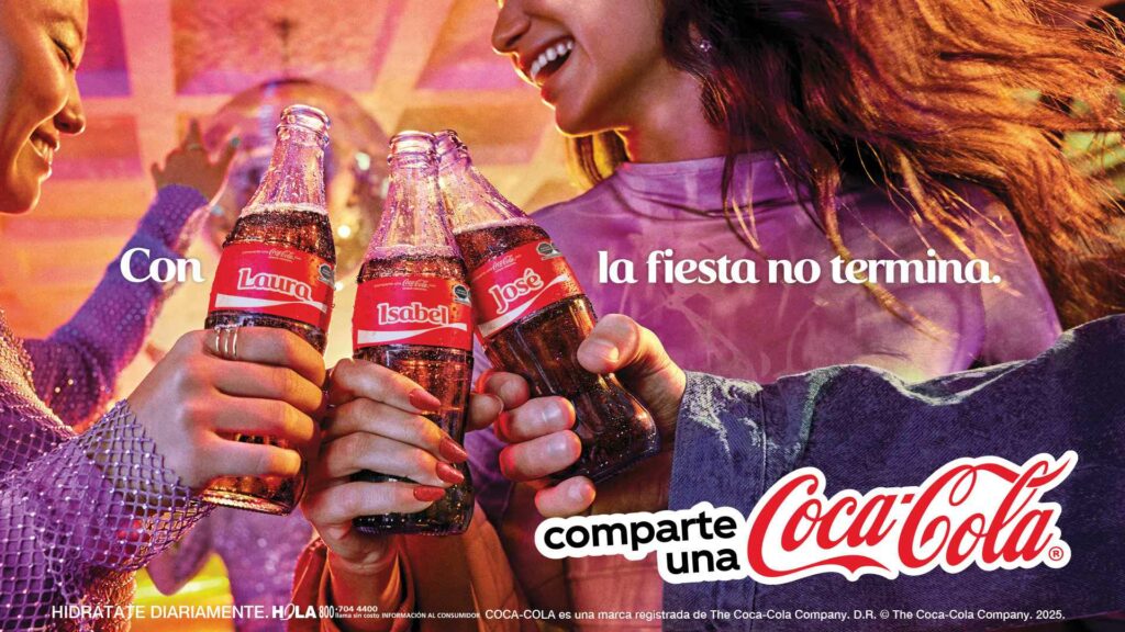 Regresa la campaña 'Comparte Coca-Cola' tras 10 años; esta será su nueva versión - comparte-coca-cola-4-1024x576