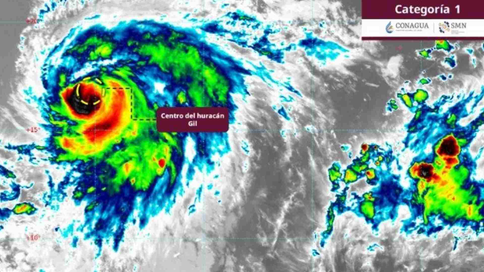 Gil se Intensifica a huracán categoría 1 en el Pacífico ¿Impactará en costas mexicanas?