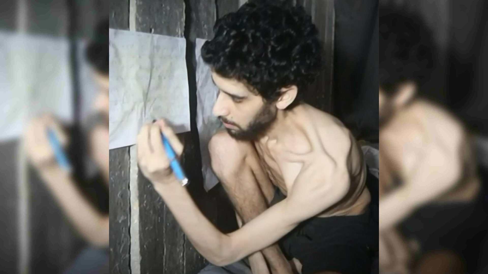 Hamás hace cavar su propia tumba al rehén Evyatar David en un vídeo