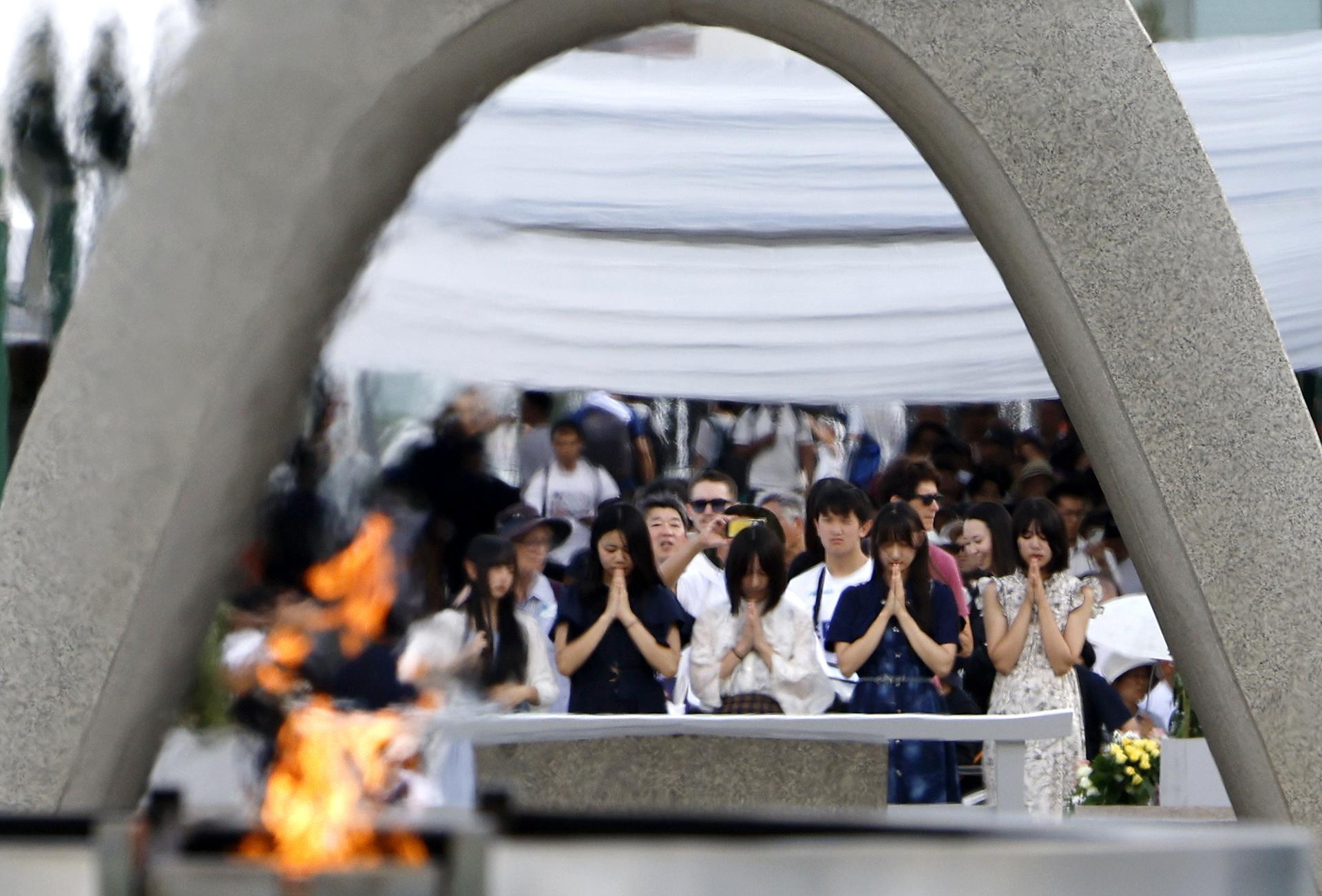 Japón conmemora el 80 aniversario de la bomba atómica en Hiroshima