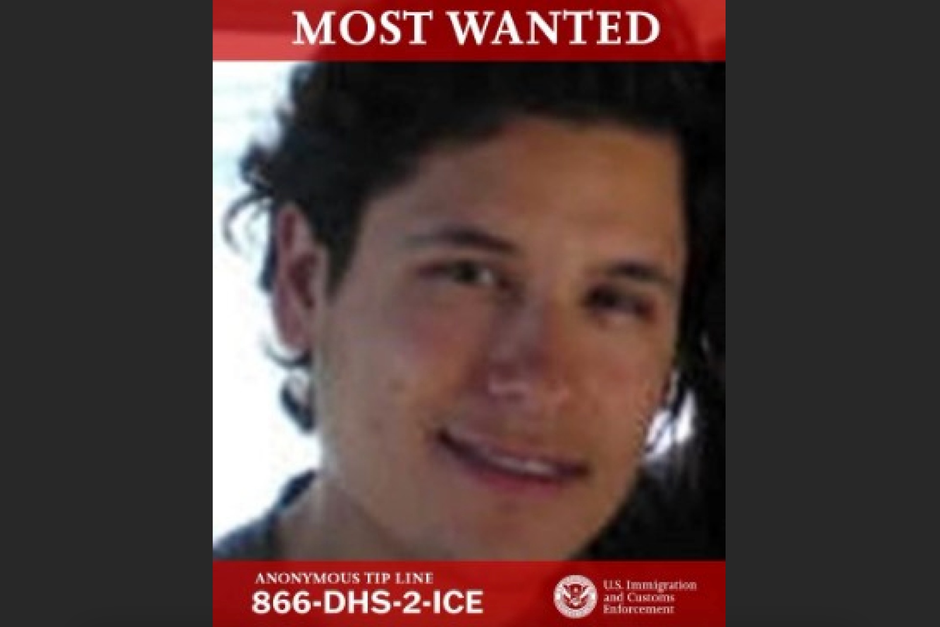 ICE ofrece millonaria recompensa por Jesús Alfredo Guzmán Salazar, hijo del ‘Chapo’ Guzmán