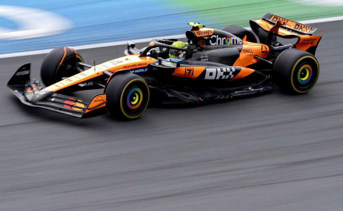 Lando Norris lidera los entrenamientos libres del GP de Países Bajos