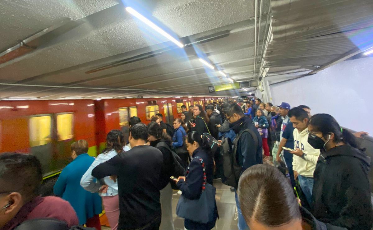 Lluvias complican avance de trenes en el Metro CDMX