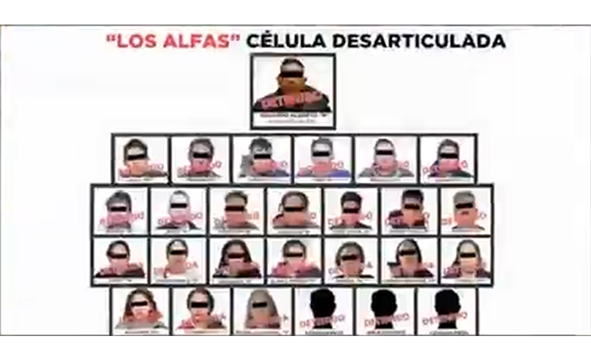 Desarticulan a “Los Alfas”, célula criminal que operaba en el Valle de Toluca Desarticulan a “Los Alfas”, célula criminal que operaba en el Valle de Toluca