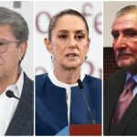 Revisa Sheinbaum agenda legislativa con Monreal y Adán Augusto