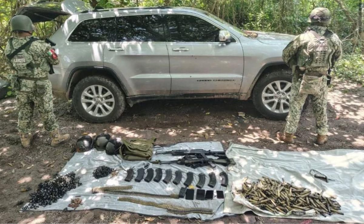 Desmantelan campamento del crimen organizado en Sinaloa