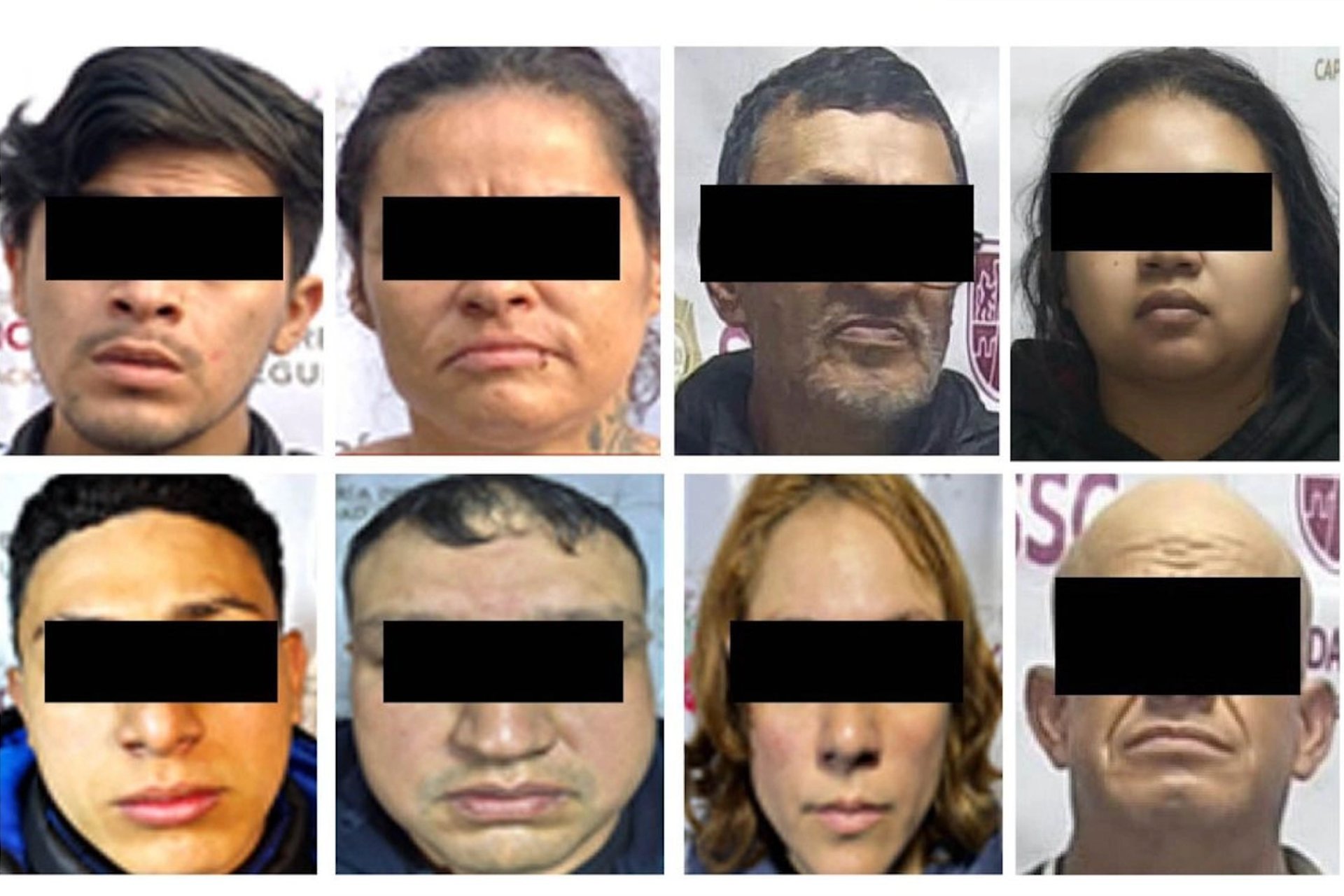 SSC CDMX detiene a 8 personas y asegura 900 dosis de drogas en Azcapotzalco