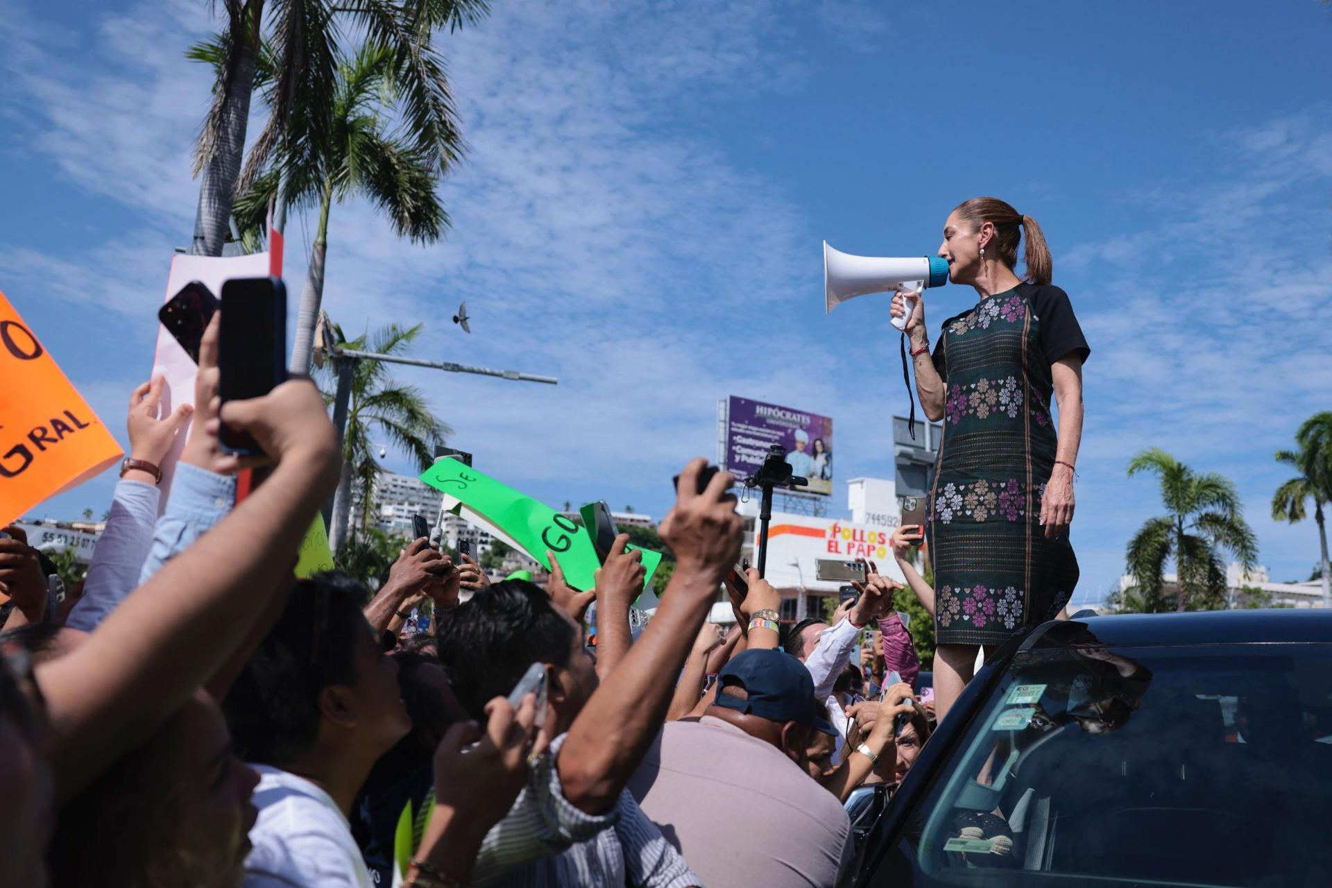 Acapulco está de pie y su recuperación es un mensaje de esperanza: Sheinbaum