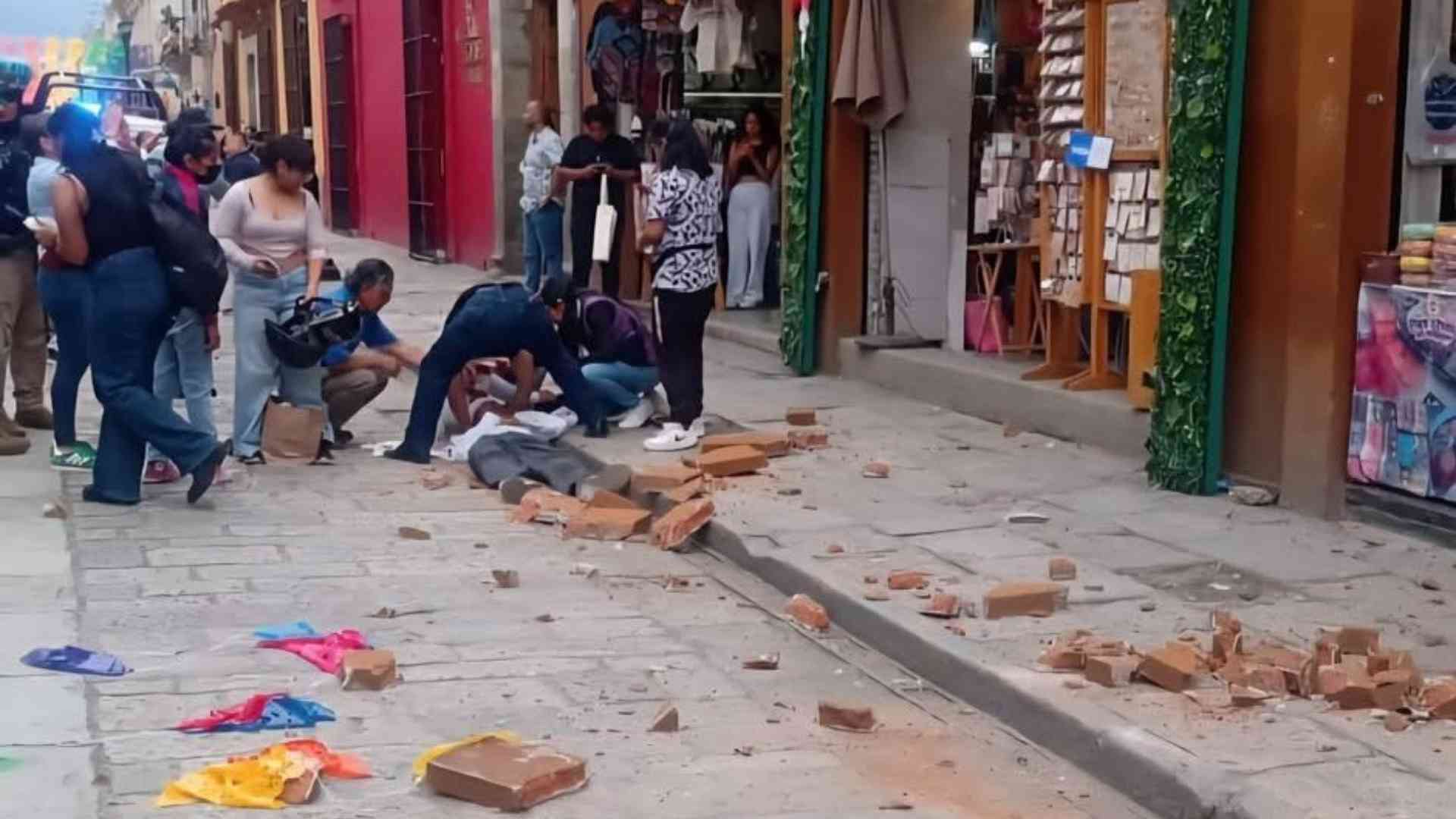 Sismo provoca daños materiales en Oaxaca