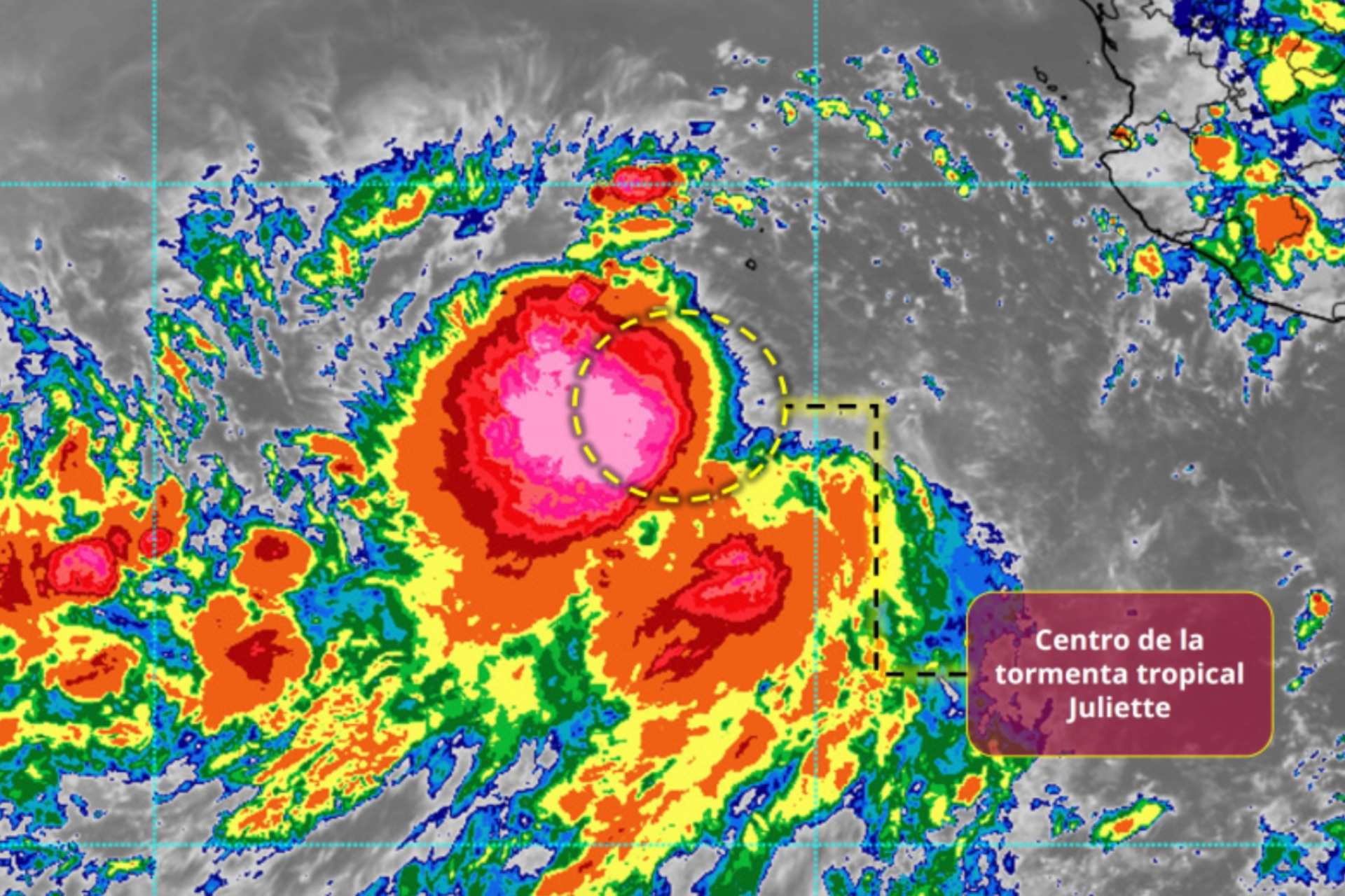 Se forma la tormenta tropical “Juliette”, ¿afectara a México?