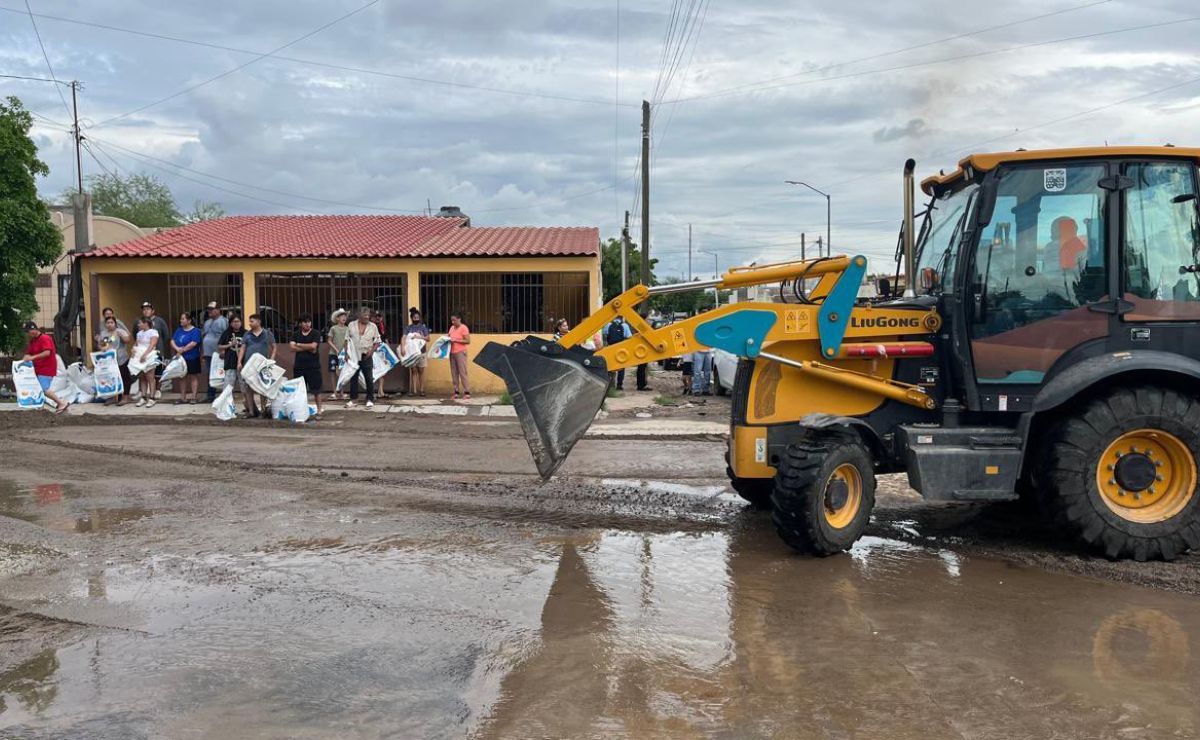 Lluvias azotan Hermosillo previo a la llegada del huracán ‘Lorena’; activan Plan DN-III-E