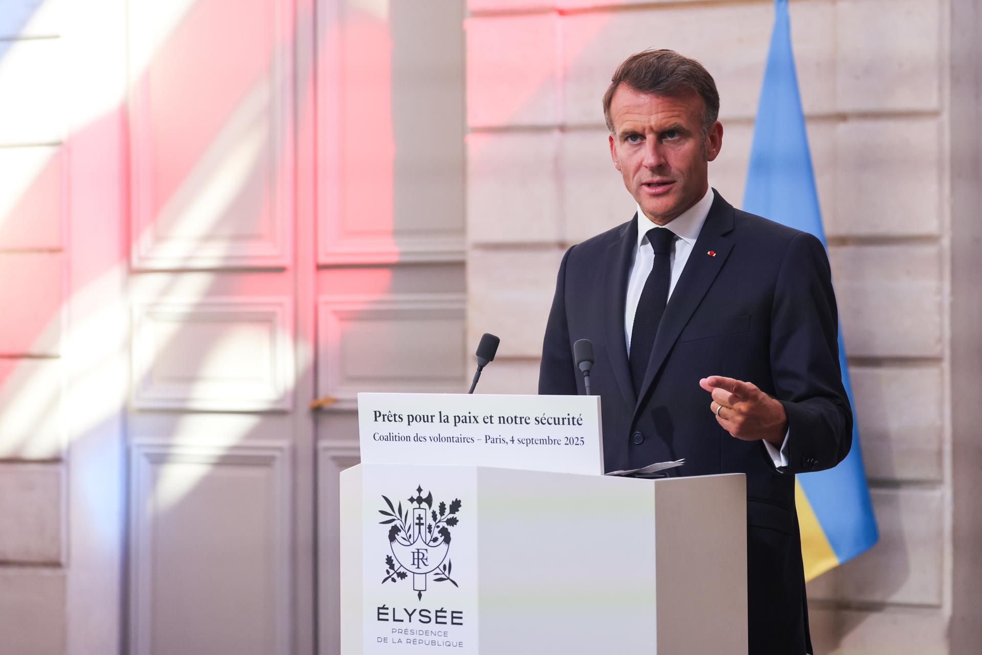 Sheinbaum confirma que Macron pospuso su viaje a México “por problemas en Francia” Sheinbaum confirma que Macron pospuso su viaje a México “por problemas en Francia”