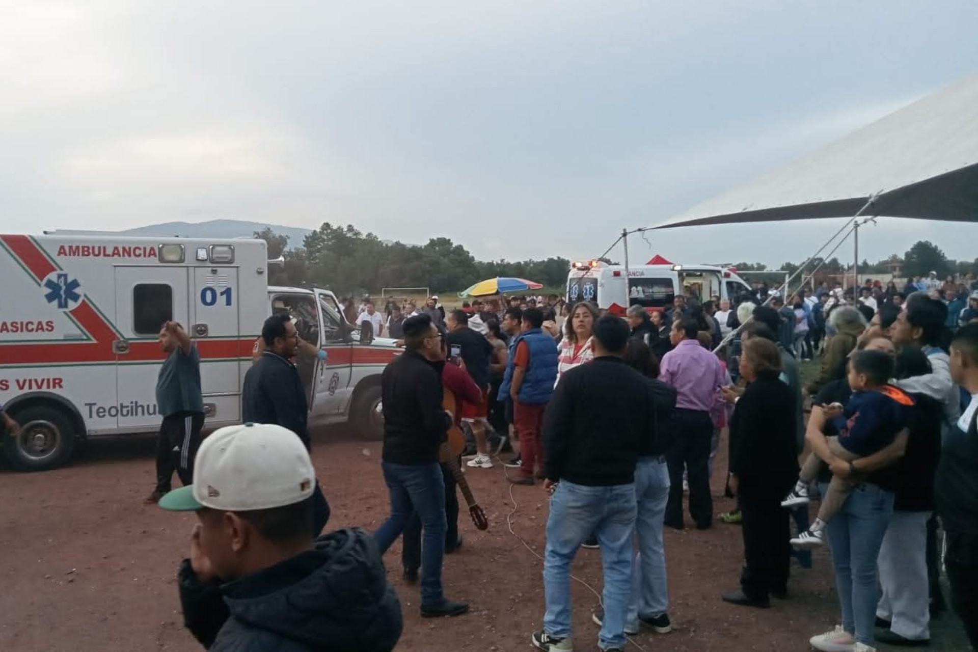 Video: Explosión de pirotecnia en Teotihuacán, Edomex, deja 28 lesionados