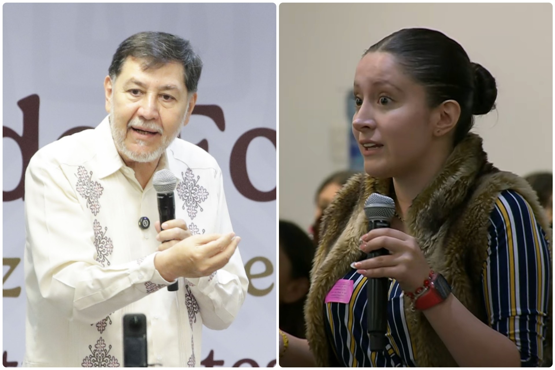 “¿Dónde queda su congruencia?”: Joven encara a Fernández Noroña por misoginia y su casa de Tepoztlán de 12 mdp