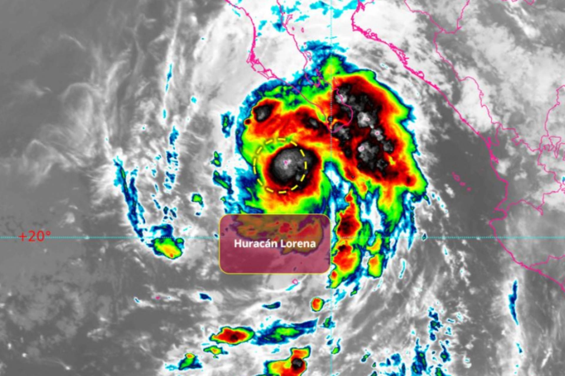 “Lorena” se intensifica a huracán categoría 1 en el Pacífico: ¿Cuál es su trayectoria? “Lorena” se intensifica a huracán categoría 1 en el Pacífico: ¿Cuál es su trayectoria?